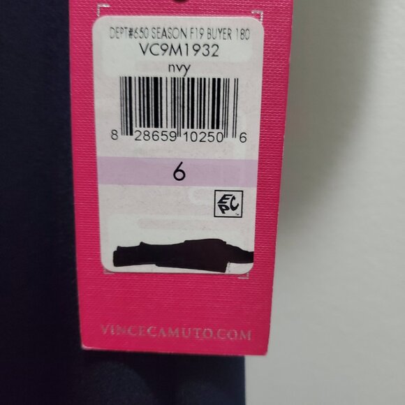 Vinca Camuto off-shoulder dress in Navy - Picture 3 of 4